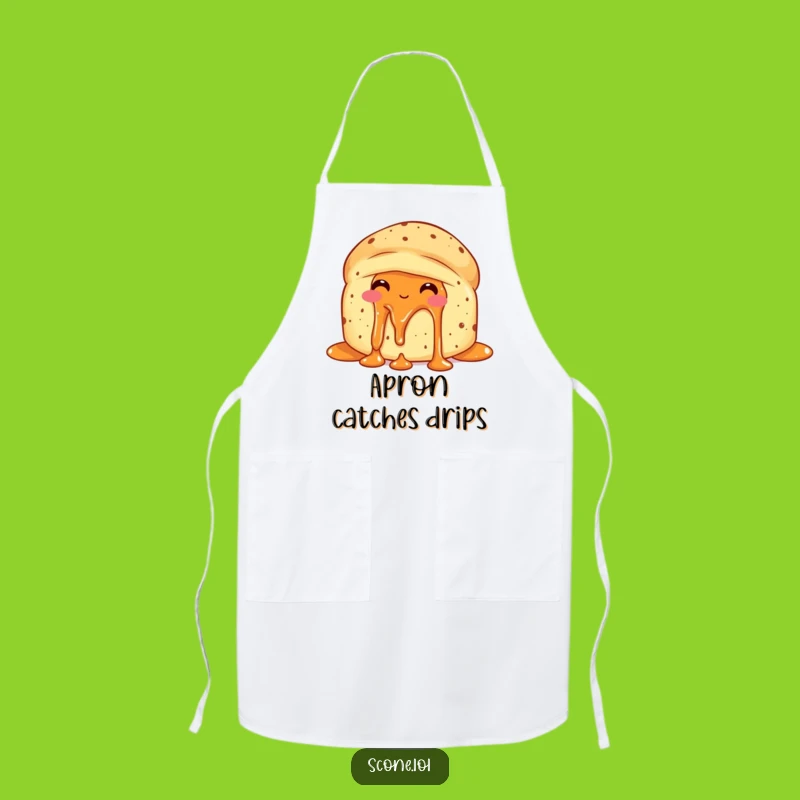 Funny Scone Jam Delight Apron - Bake with Joy and Delicious Messes!