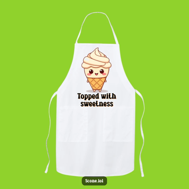 Funny Scone Cream Hat Apron: Bake with Style and Pastry Charm