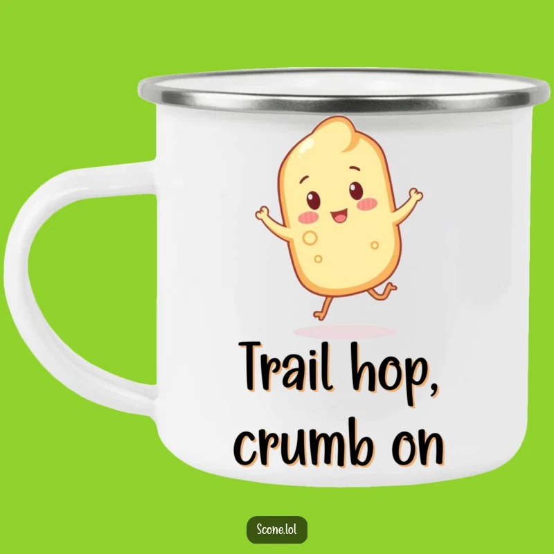 Adventure-Ready Funny Scone Hopping Camping Mug - Fuel Your Journey!