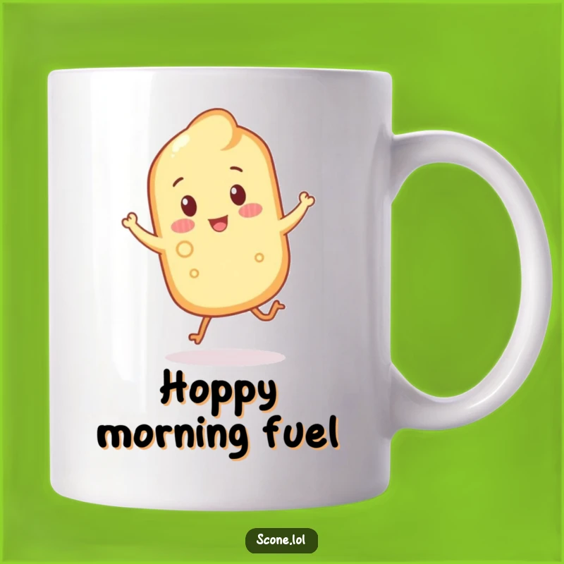 Funny Scone Hopping Mug - A Joyful Baked Good That Makes You Smile!