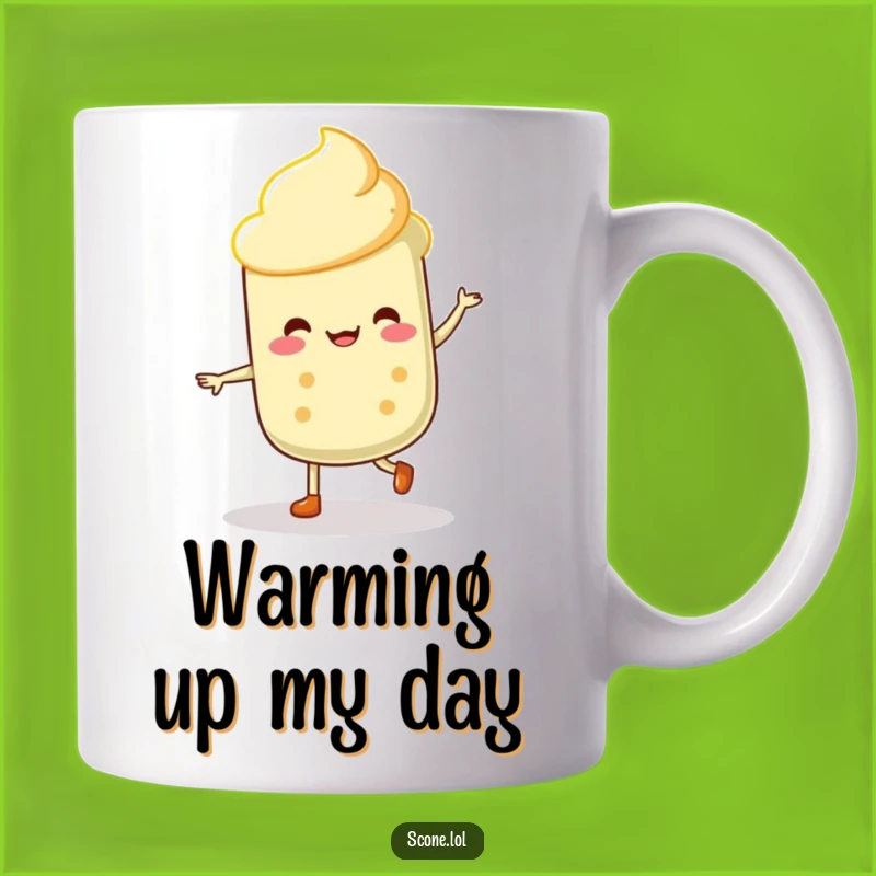 Funny Scone Dancer Mug: Start Your Day with a Hilarious Jig and Coffee