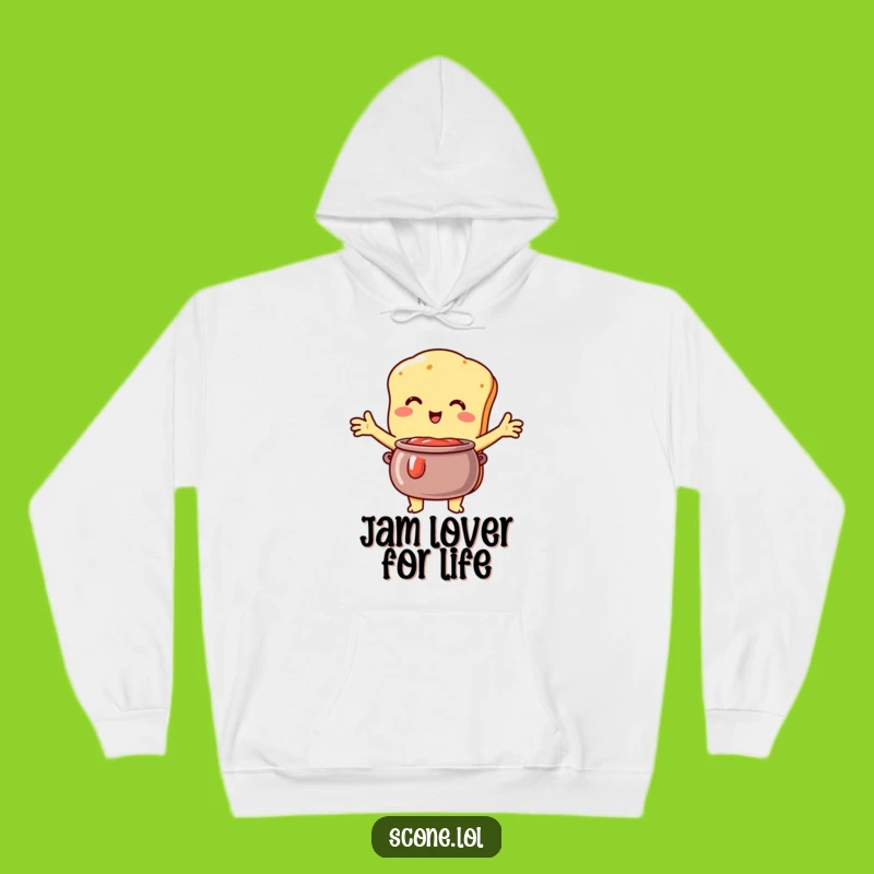 Cozy Funny Scone Jam Hoodie: Warm Embrace Comfort, Hilarious Gift for Scone Aficionados!