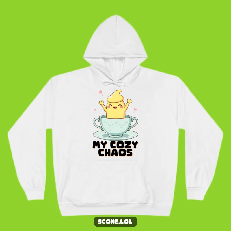 Funny Teacup Dance Scone Hoodie: Cozy Up with This Hilarious Tiny Dancer
