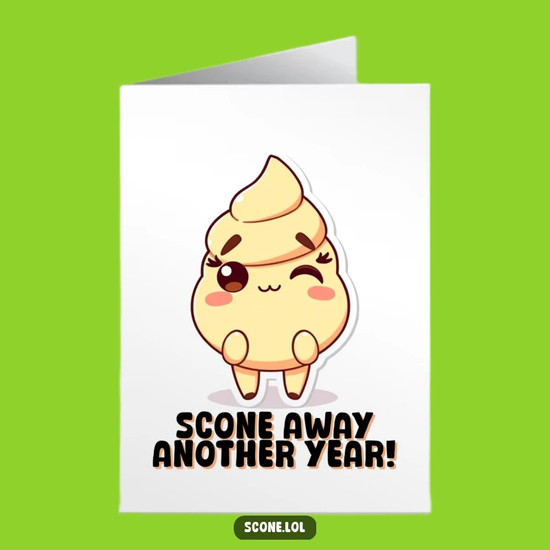 Free Printable Birthday Card: Sassy Scone Smirk Downloadable Gift