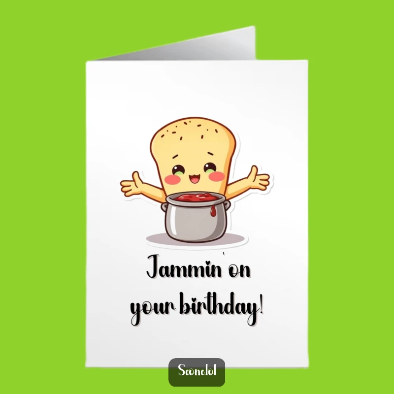Free Printable Birthday Card: Jam Hug Scone, Hilarious Downloadable Gift