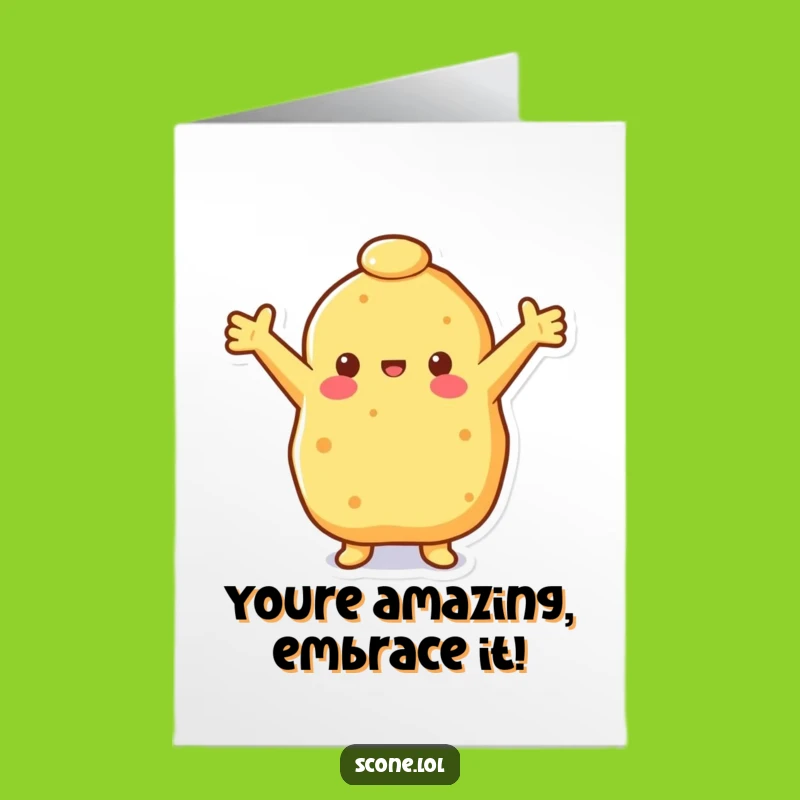 Free Printable Congrats Card: Happy Scone Cheers, Funny DIY Downloadable Gift