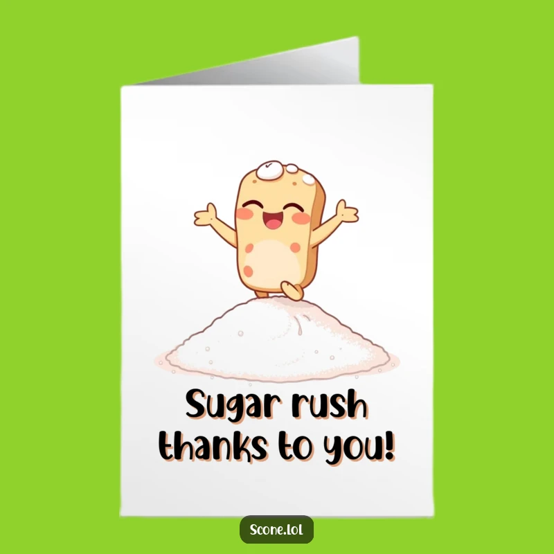 Send a dose of sweetness and thanks with this charming free printable greeting card! Perfect for printing at home.