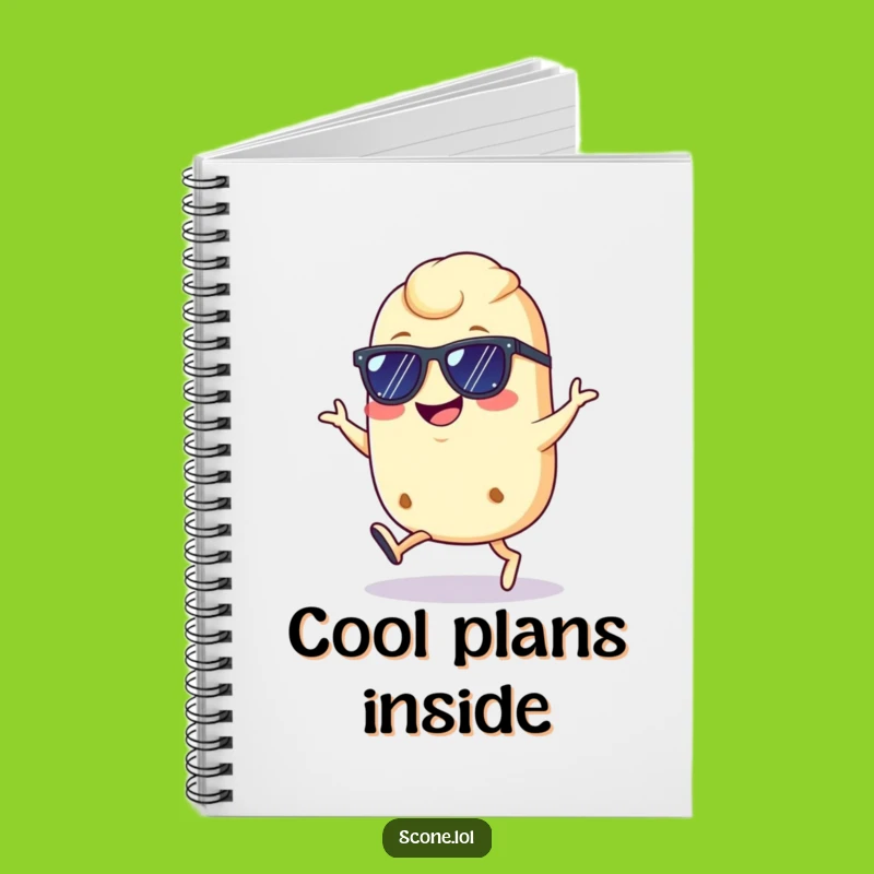 Funny Cool Scone Notebook: Confident Hop Journal, Perfect Gift for Trendsetters